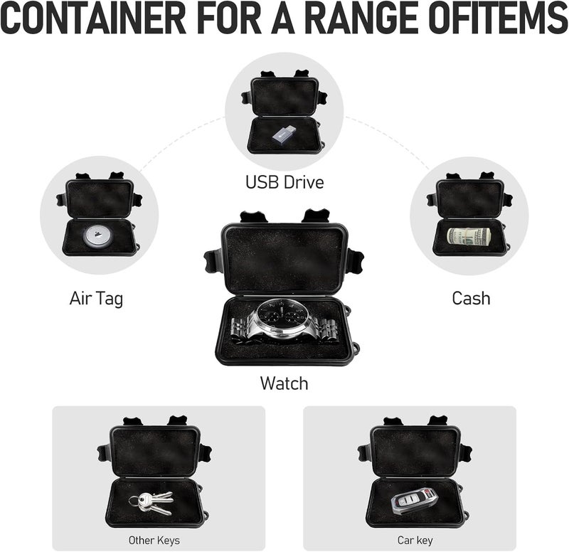 MILADA Magnetic Key Box for Under car,Magnetic Key Holder for car,Hide a Key Magnetic car,Key Hider for car,Waterproof IPX7 Hider Outside - Image 2